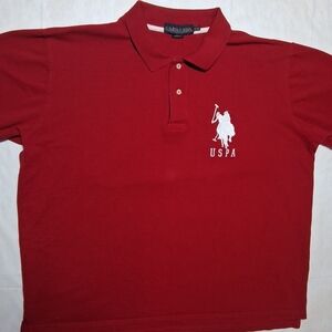 U.S. Polo Assn. Red Polo Shirt